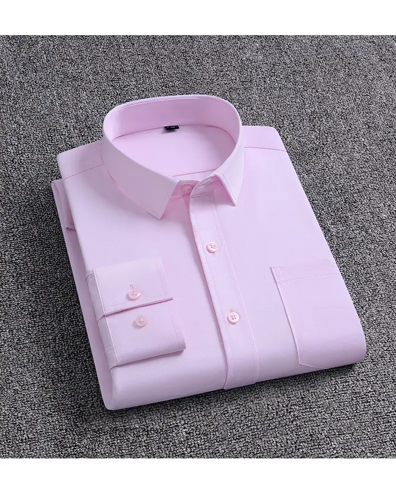 Blue Men's Long Sleeve Shirts for Spring Autumn — feature 13