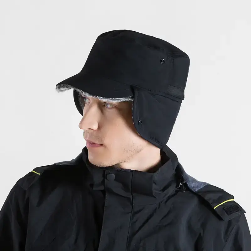 Warm Ear Protection Hat for Men Winter Outdoor Windproof - Image 2