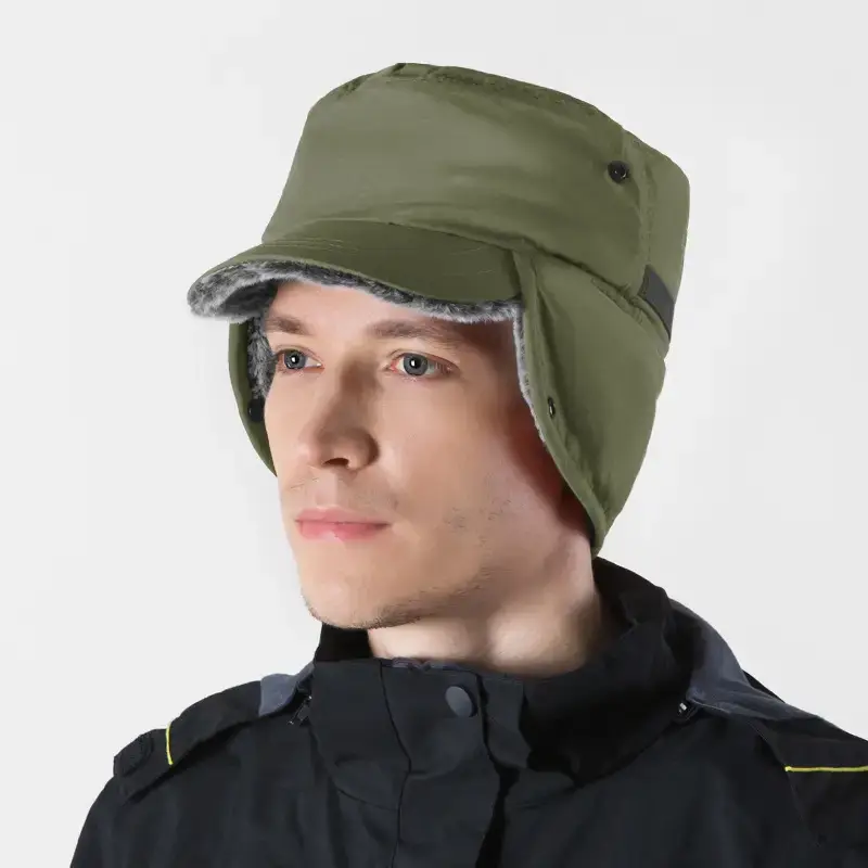 Warm Ear Protection Hat for Men Winter Outdoor Windproof - Image 4