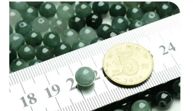 Natural Jade Green Round Beads for DIY Jewelry — feature 4