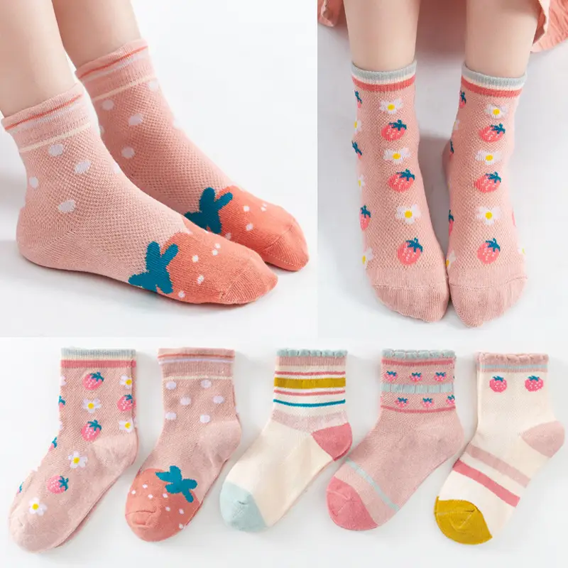 Children's Staff Socks Multi Color Cotton Tube Socks - Image 13
