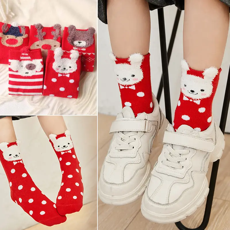 Children's Staff Socks Multi Color Cotton Tube Socks - Image 15