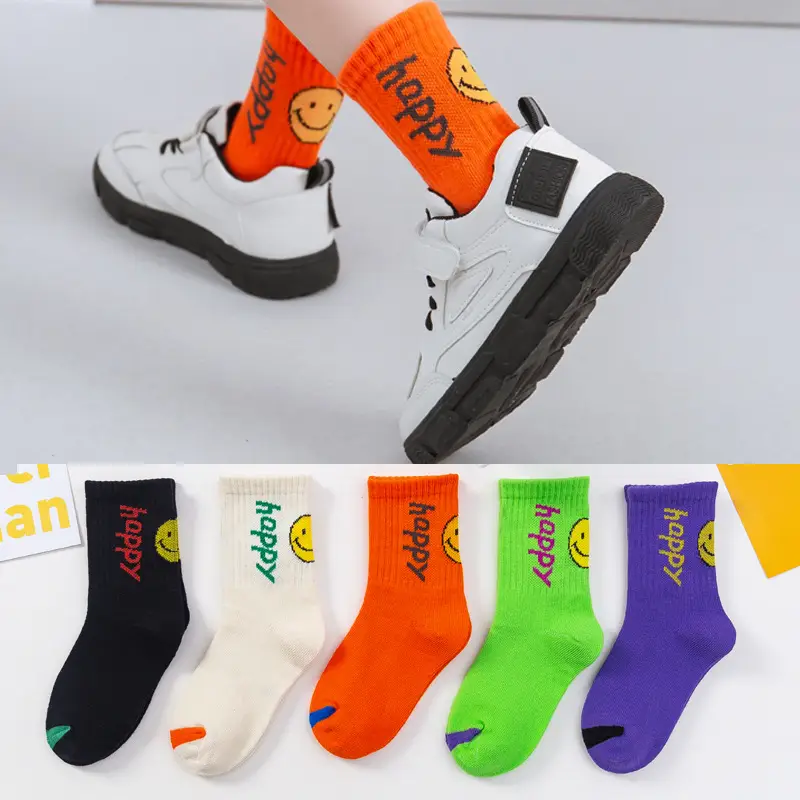 Children's Staff Socks Multi Color Cotton Tube Socks - Image 7