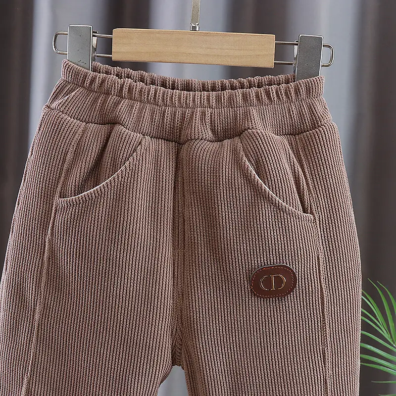 Winter Black Cotton Padded Kids Pants for Boys — feature 9