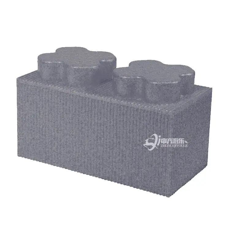 Large Square Brick Building Block Playground for Kids
