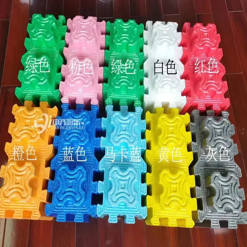Large Square Brick Building Block Playground for Kids