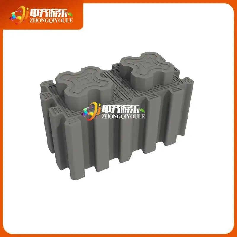 Large Square Brick Building Block Playground for Kids