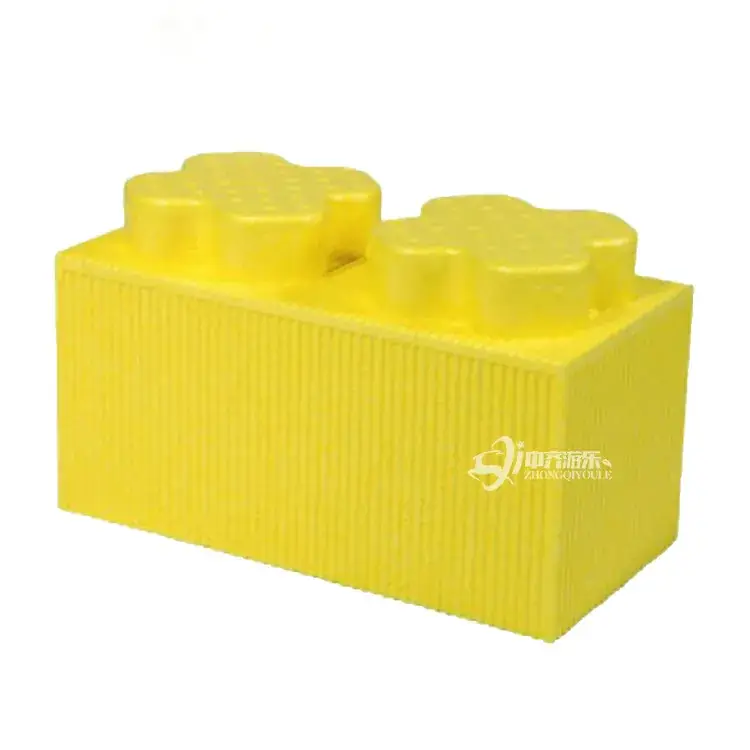 Large Square Brick Building Block Playground for Kids