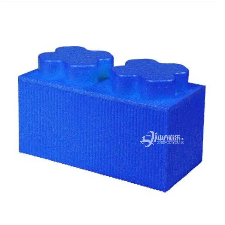 Large Square Brick Building Block Playground for Kids