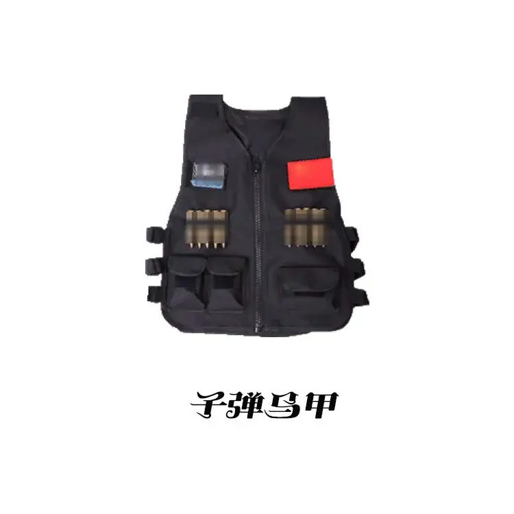 Children's Police Uniform Special Soldier Suit Black Military