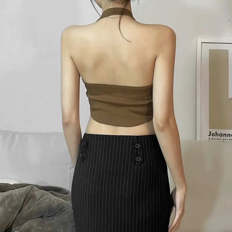 Women's Slim Fit Contrast Top with Lace Trim