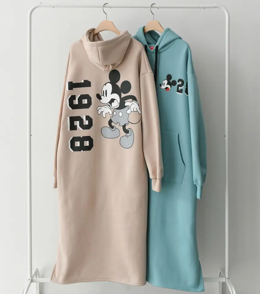 Women's 2022 Hooded Hoodie Set Beige Blue Long Sleeve - Image 4