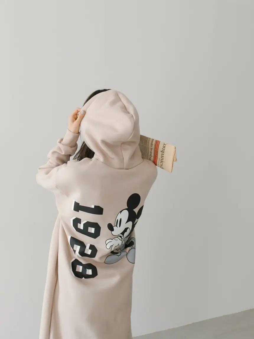 Women's 2022 Hooded Hoodie Set Beige Blue Long Sleeve — feature 11