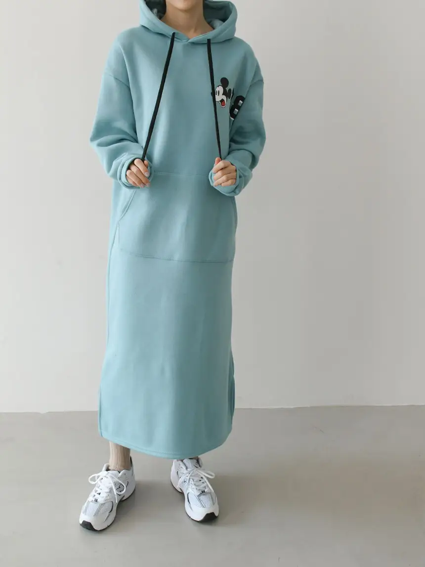 Women's 2022 Hooded Hoodie Set Beige Blue Long Sleeve — feature 16