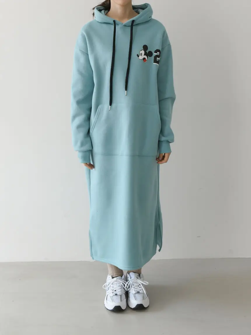 Women's 2022 Hooded Hoodie Set Beige Blue Long Sleeve — feature 2