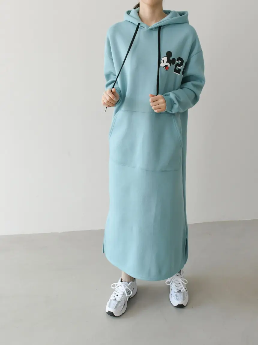 Women's 2022 Hooded Hoodie Set Beige Blue Long Sleeve — feature 20