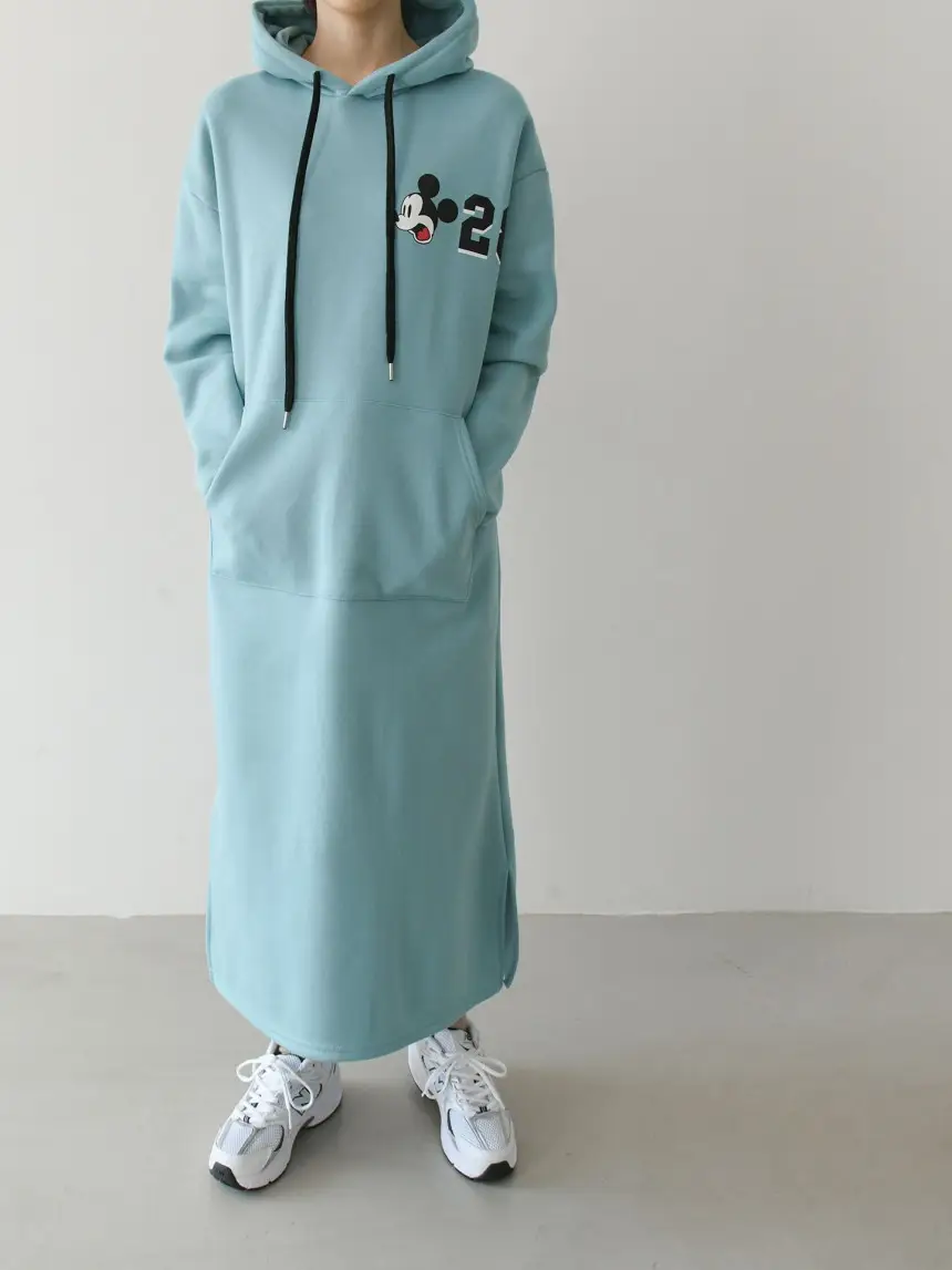 Women's 2022 Hooded Hoodie Set Beige Blue Long Sleeve — feature 24
