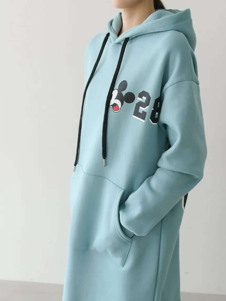 Women's 2022 Hooded Hoodie Set Beige Blue Long Sleeve — feature 26