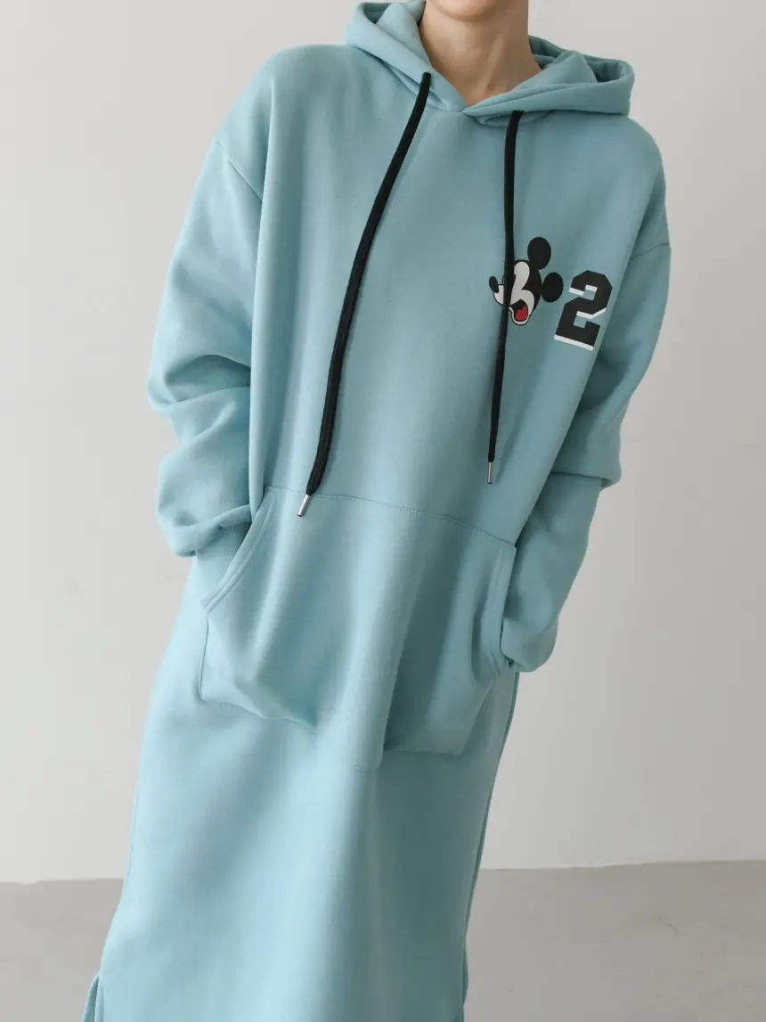 Women's 2022 Hooded Hoodie Set Beige Blue Long Sleeve — feature 27