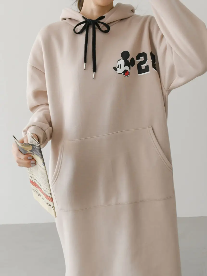 Women's 2022 Hooded Hoodie Set Beige Blue Long Sleeve — feature 6