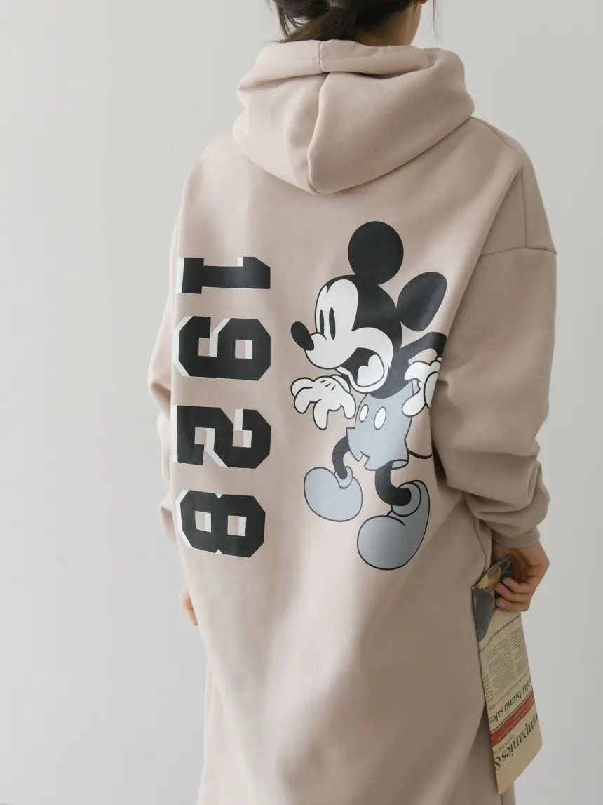 Women's 2022 Hooded Hoodie Set Beige Blue Long Sleeve — feature 9