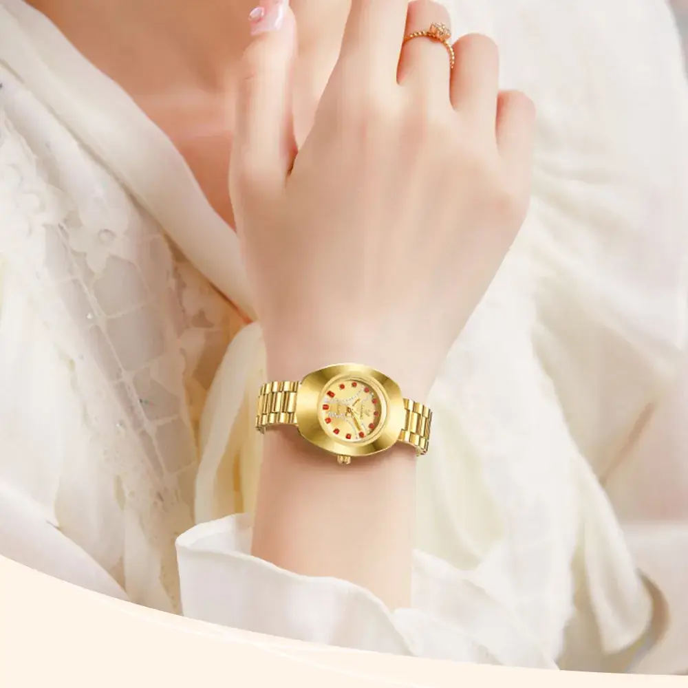 Liebig Gold Diamond Watch for Men Women - Image 7