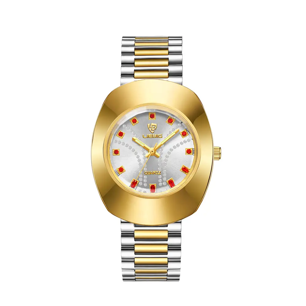 Liebig Gold Diamond Watch for Men Women — feature 14