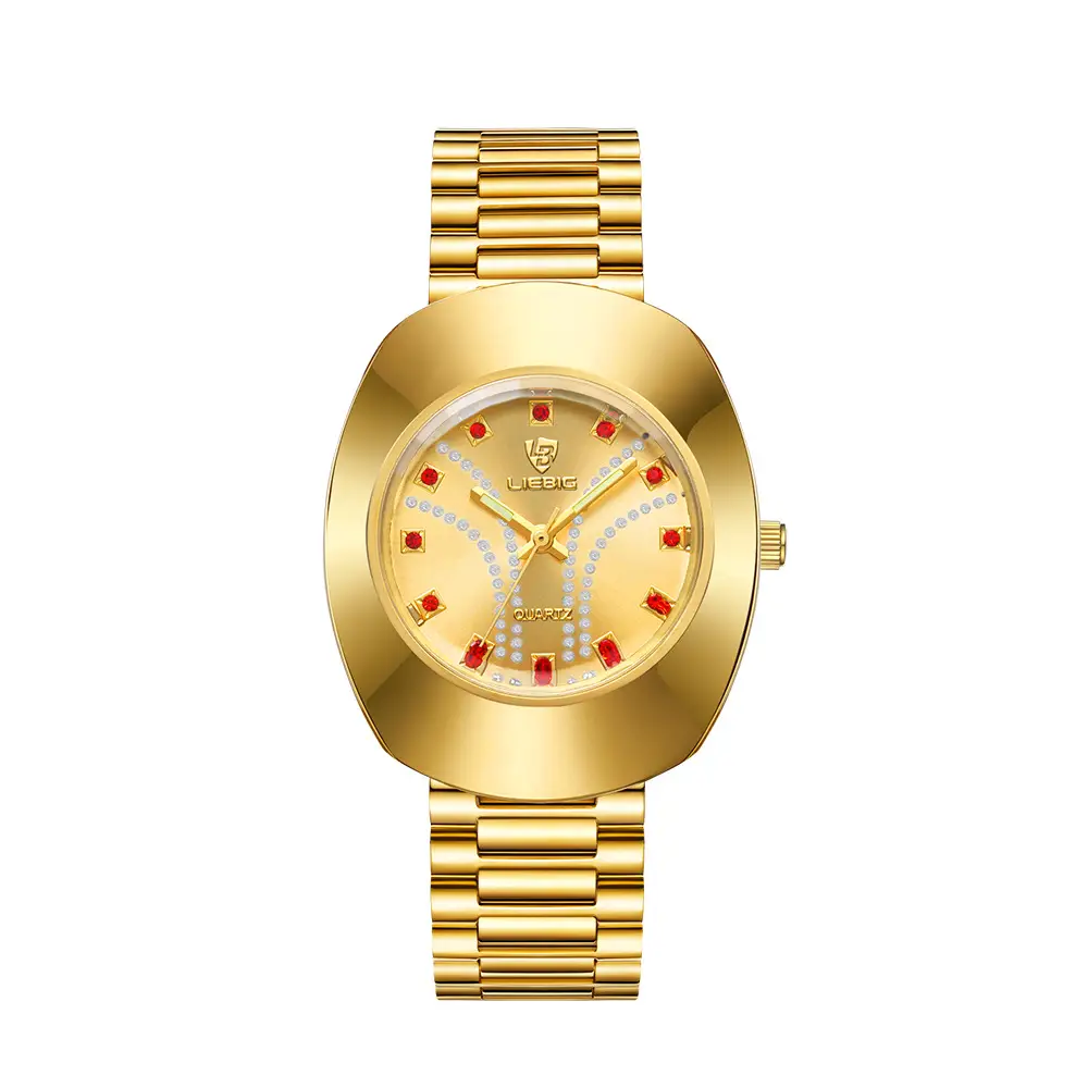 Liebig Gold Diamond Watch for Men Women — feature 16