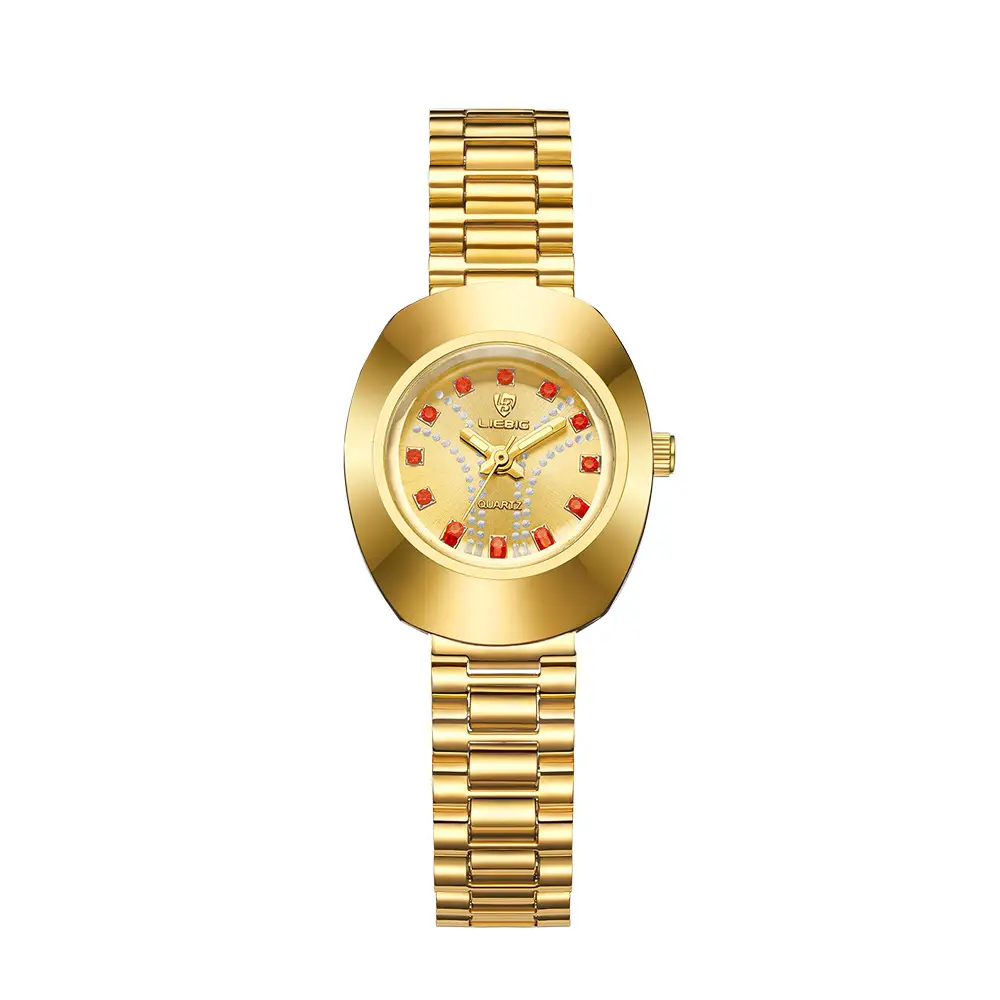 Liebig Gold Diamond Watch for Men Women — feature 17