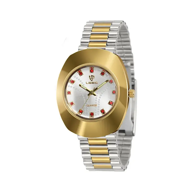 Liebig Gold Diamond Watch for Men Women - Image 4