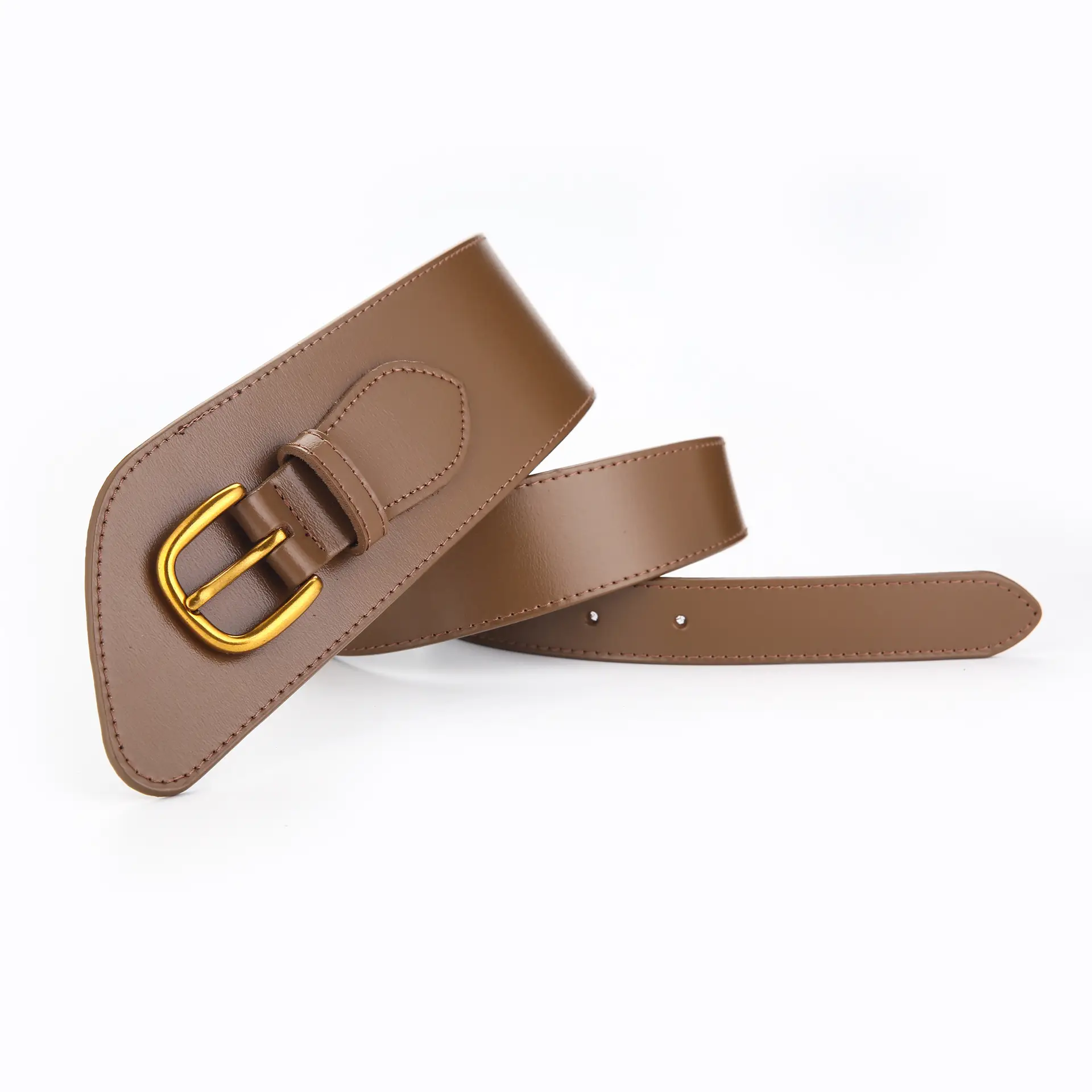Black Korean Style Wide Belt for Women - Image 6