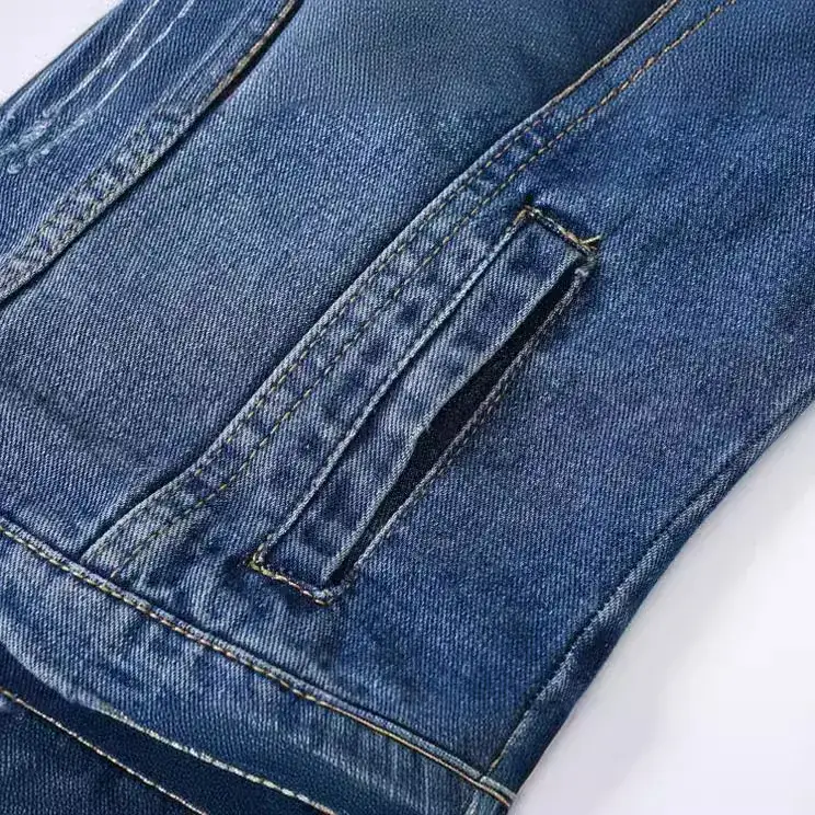 Women Denim Jacket Round Neck Large Casual 2022