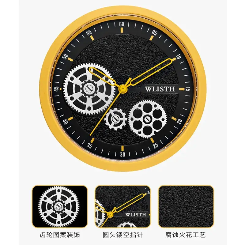 Men's Cross-border Hot Quartz Watch 36mm Green Yellow Black - Image 7