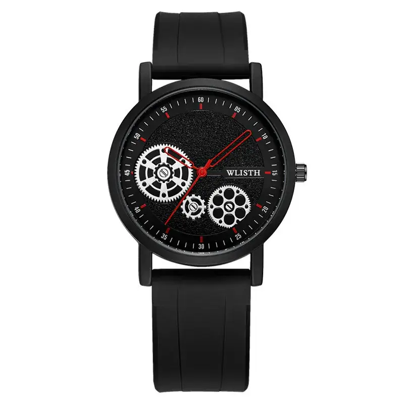 Men's Cross-border Hot Quartz Watch 36mm Green Yellow Black - Image 3