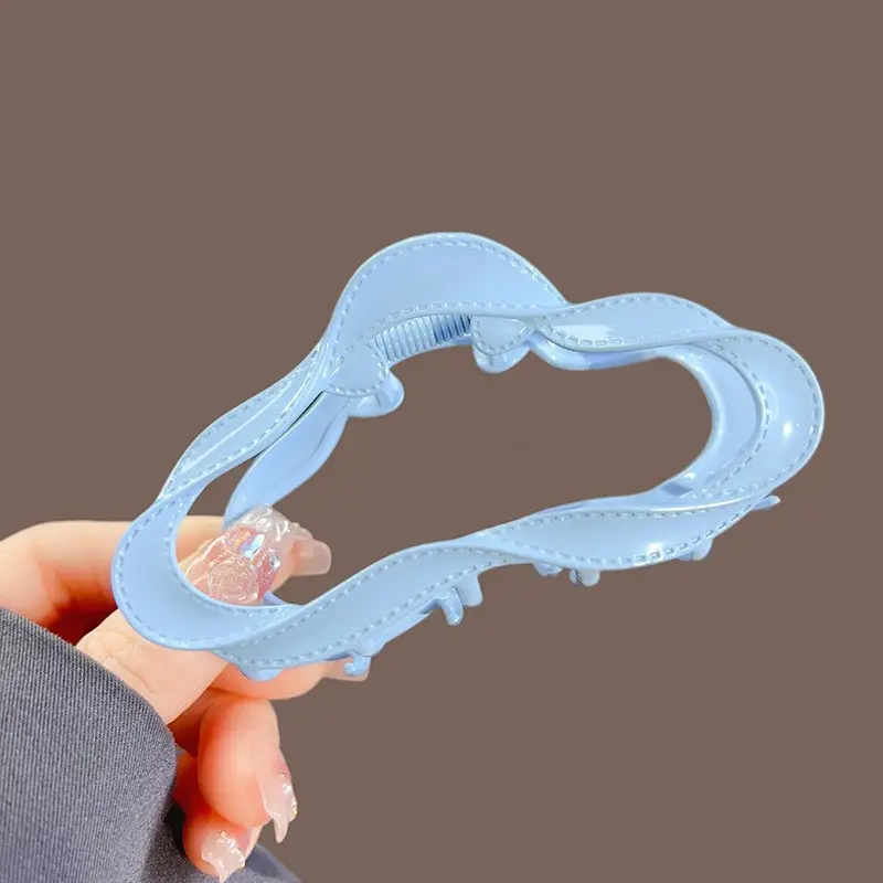 Classic Hot Summer Large Elegant Alloy Clip Female Pearl Diamond Shark Clip Back Head Hair Clip - Image 14