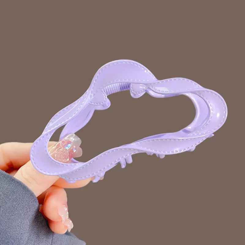 Classic Hot Summer Large Elegant Alloy Clip Female Pearl Diamond Shark Clip Back Head Hair Clip - Image 16