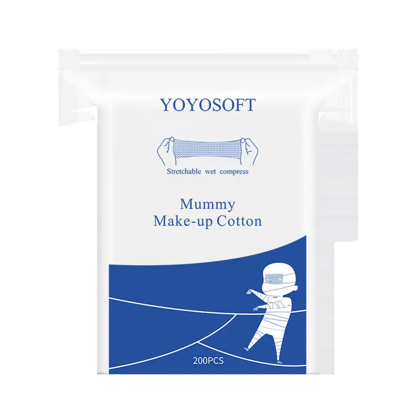 Stretchable Mummy Wet Compress Cotton Makeup Towel 200PCS - Image 7