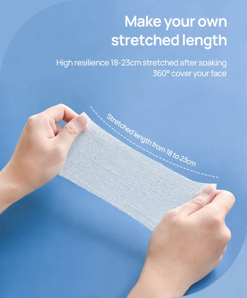 Stretchable Mummy Wet Compress Cotton Makeup Towel 200PCS — feature 5