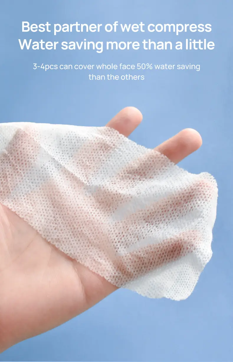 Stretchable Mummy Wet Compress Cotton Makeup Towel 200PCS — feature 6