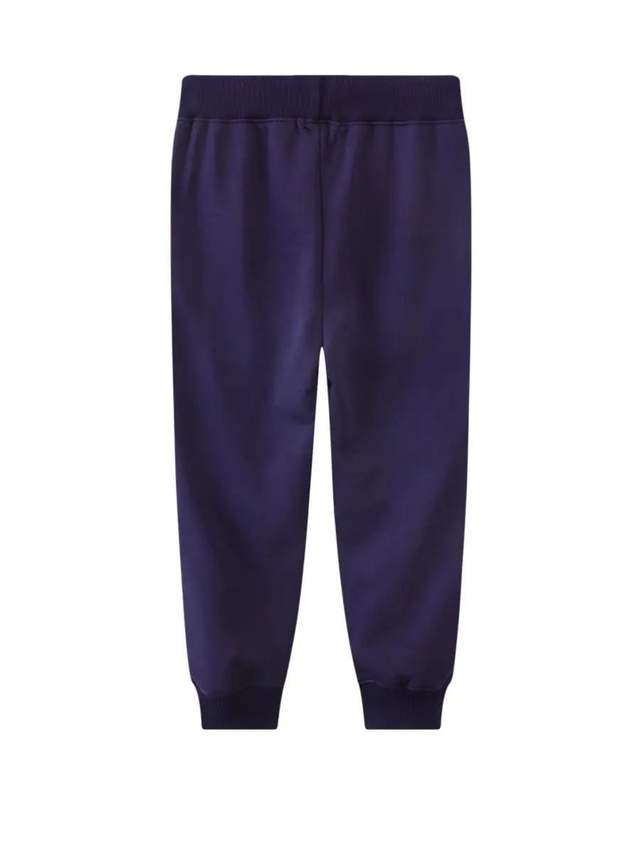 Kids Rocket Print Sweatpants Navy Blue 2025 - Image 3