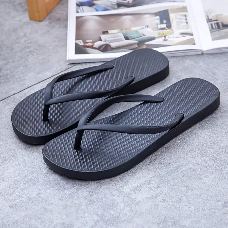 Pink PVC Flip Flops for Women Summer Wear