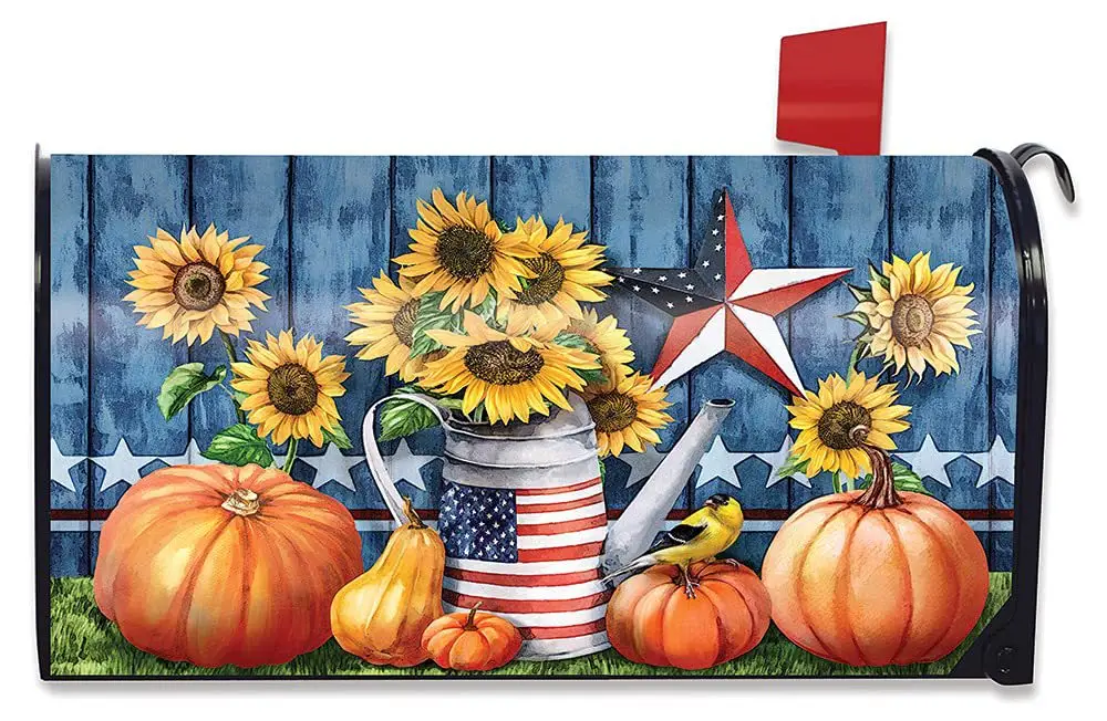 USP Sunflower Mailbox Cover Magnetic Flip Flops - Image 19