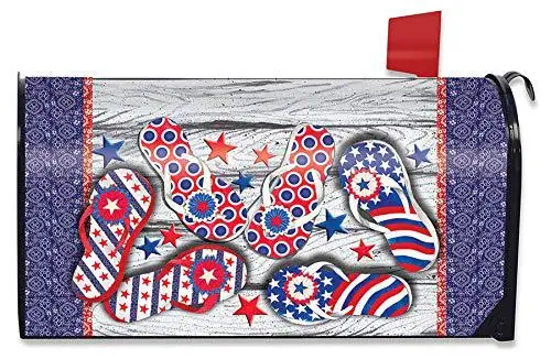 USP Sunflower Mailbox Cover Magnetic Flip Flops - Image 2