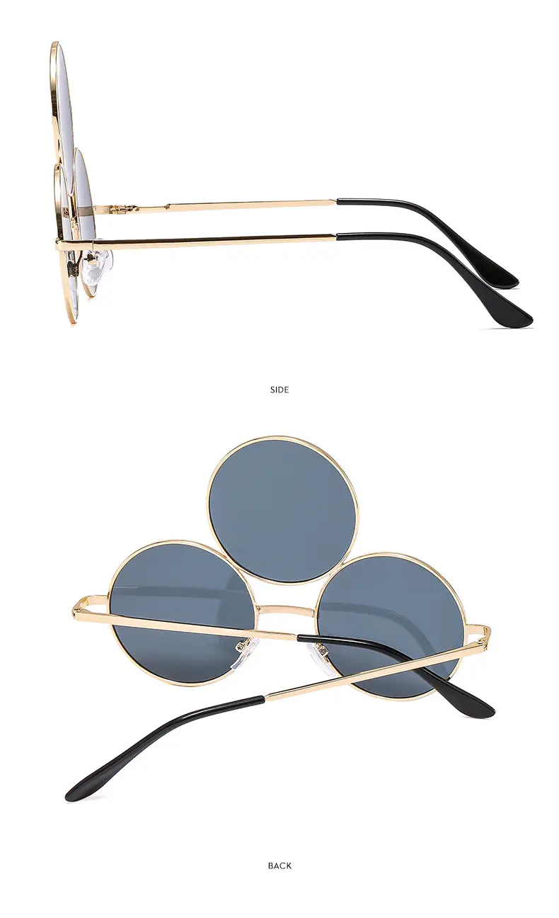 Punk Sunglasses Cross-Border 3-Circle One Piece β feature 12