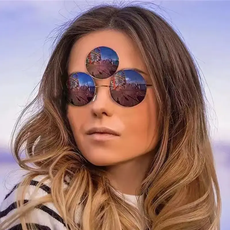 Punk Sunglasses Cross-Border 3-Circle One Piece β feature 4