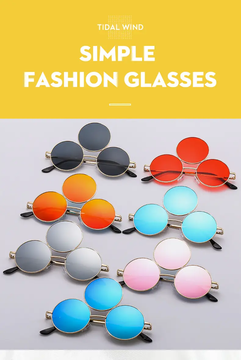 Punk Sunglasses Cross-Border 3-Circle One Piece β feature 5