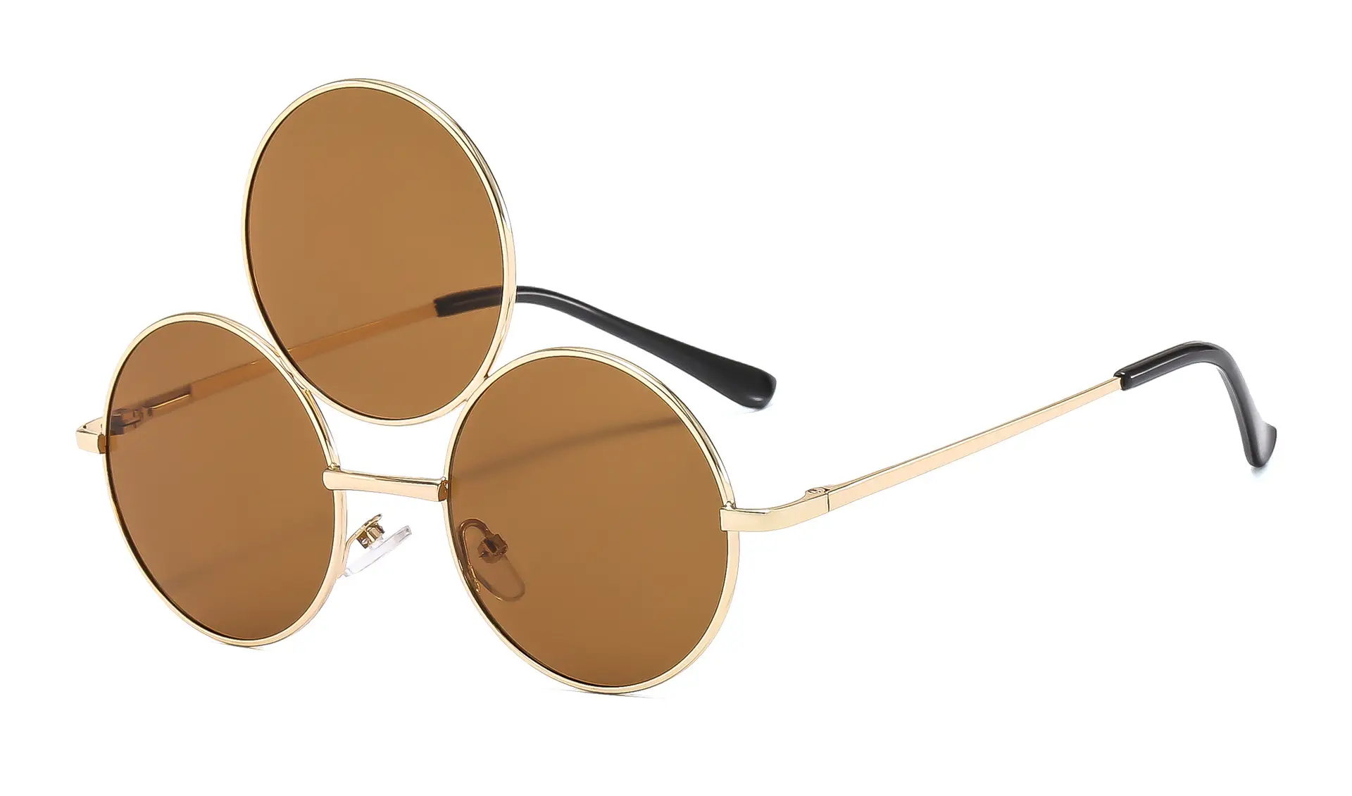 Punk Sunglasses Cross-Border 3-Circle One Piece - Image 11