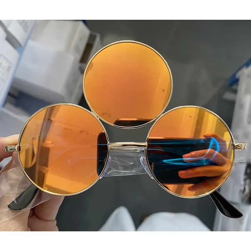 Punk Sunglasses Cross-Border 3-Circle One Piece - Image 9