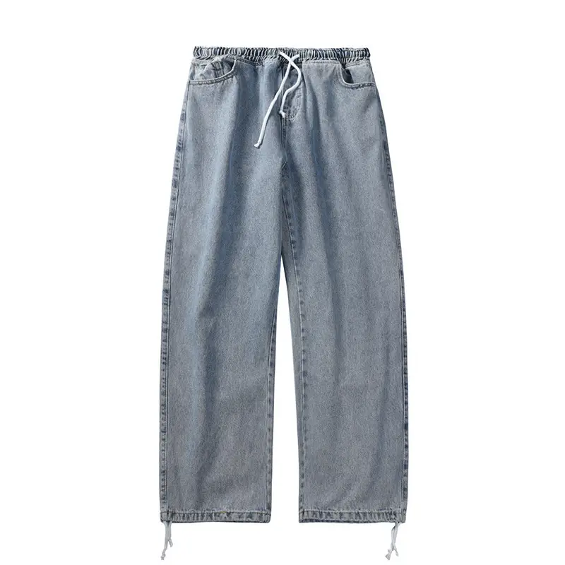 Fatty Japanese Style Loose Fit Jeans Men Large - Image 6
