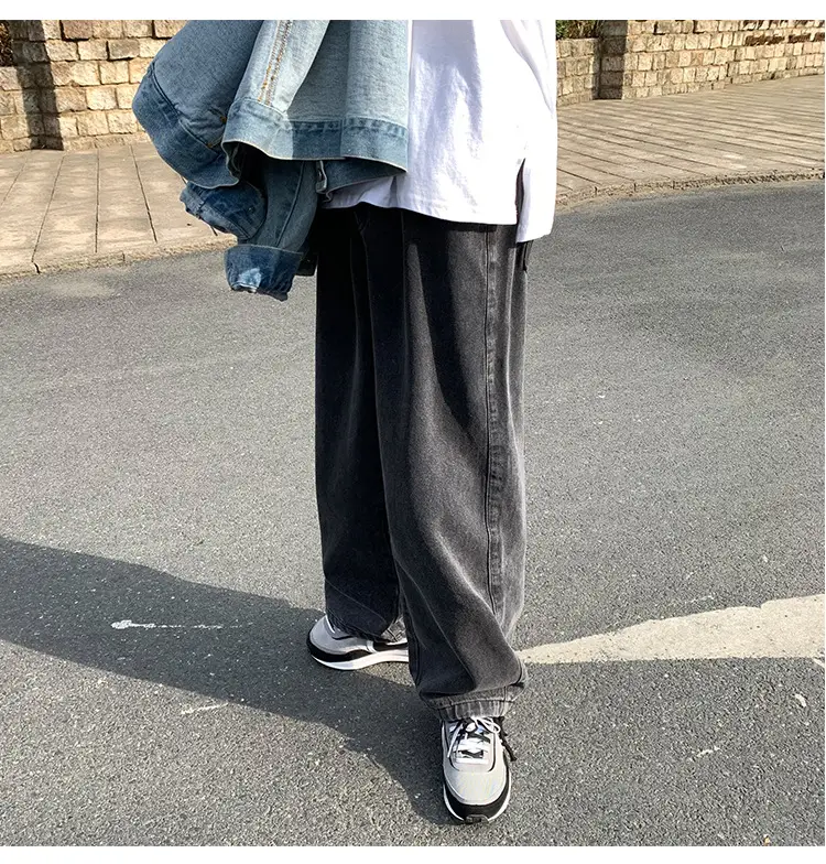 Fatty Japanese Style Loose Fit Jeans Men Large — feature 44